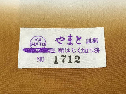 平和屋着物●訪問着　竹屋町刺繍　更紗花蝶文　金彩　やまと誂製　正絹　逸品　CABE6968ut