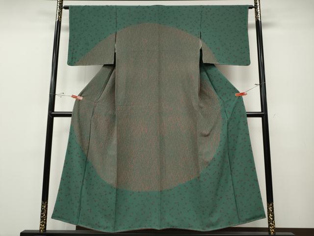 平和屋着物●訪問着　吉祥草花文　正絹　逸品　CABE6969ut