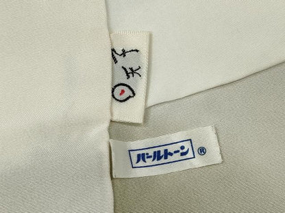 平和屋着物●訪問着　駒刺繍　枝花文　金彩　正絹　逸品　CABE6972ut