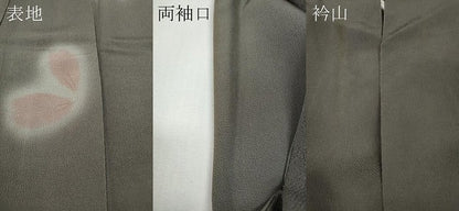 平和屋着物●上質な小紋　舞桜文　蛍暈し　鬼しぼ縮緬　正絹　逸品　CABE6979ut