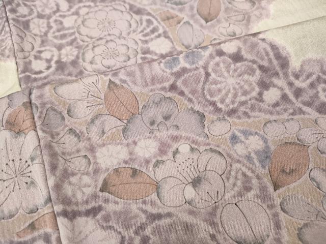 平和屋着物＊夏物　訪問着　絽　辻が花　金彩　正絹　逸品　CAAW9867gh 平和屋着物○訪問着 作家物 孝美 辻が花 舞花文 正絹 逸品 AABF3610ck