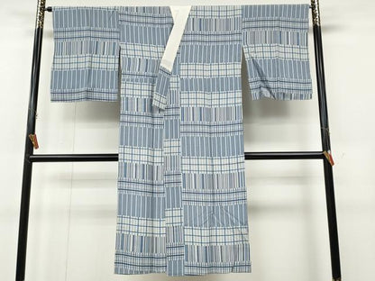 平和屋着物●長襦袢　袷　横段吉祥文　正絹　逸品　CABE7016ut