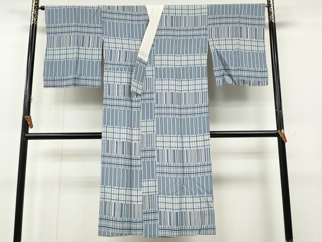平和屋着物●長襦袢　袷　横段吉祥文　正絹　逸品　CABE7016ut