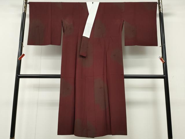 平和屋着物●長襦袢　無双仕立て　テントウムシ　てんとう虫　正絹　逸品　CABE7017ut