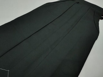 平和屋着物●女性　行灯袴　ラインストーン　スパンコール　ハート　星　黒地　洗える着物　未使用　CABE7023ut