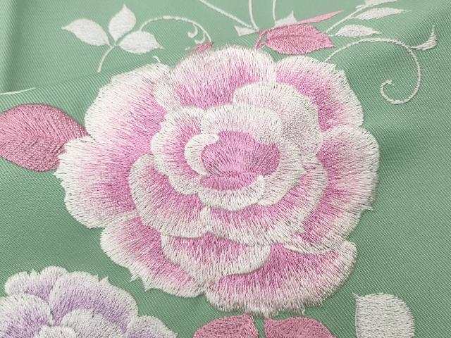 平和屋着物●ファッションブランド　hiromichi nakano　ヒロミチナカノ　女性　行灯袴　総刺繍　舞花文　洗える着物　CABE7024ut
