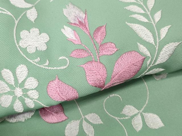 平和屋着物●ファッションブランド　hiromichi nakano　ヒロミチナカノ　女性　行灯袴　総刺繍　舞花文　洗える着物　CABE7024ut