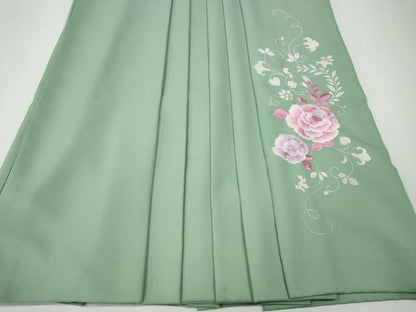 平和屋着物●ファッションブランド　hiromichi nakano　ヒロミチナカノ　女性　行灯袴　総刺繍　舞花文　洗える着物　CABE7024ut