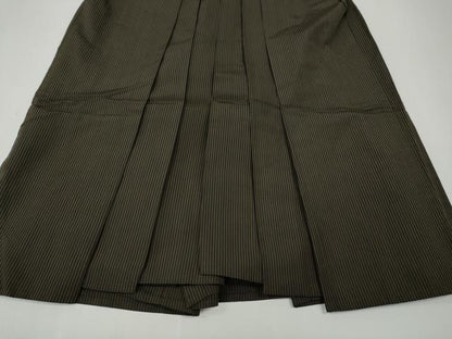 平和屋着物●男性　馬乗り袴　縞　正絹　逸品　CABE7026ut