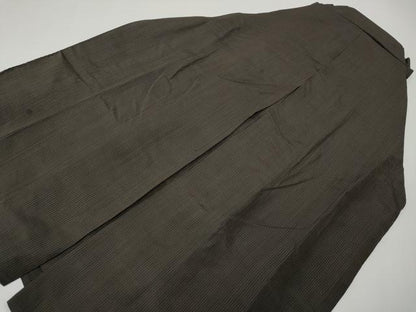 平和屋着物●男性　馬乗り袴　縞　正絹　逸品　CABE7029ut