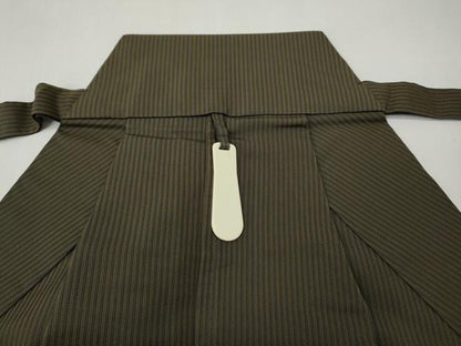 平和屋着物●男性　本場神代仙台平　馬乗り袴　縞　正絹　逸品　CABE7030ut