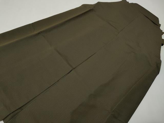 平和屋着物●男性　本場神代仙台平　馬乗り袴　縞　正絹　逸品　CABE7030ut