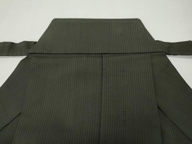 平和屋着物●男性　馬乗り袴　縞　正絹　逸品　CABE7031ut