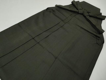 平和屋着物●男性　馬乗り袴　縞　正絹　逸品　CABE7031ut