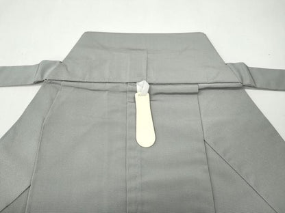 平和屋着物●男性　馬乗り袴　絹鼠色　洗える着物　CABE7034ut