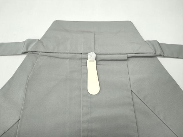 平和屋着物●男性　馬乗り袴　絹鼠色　洗える着物　CABE7034ut
