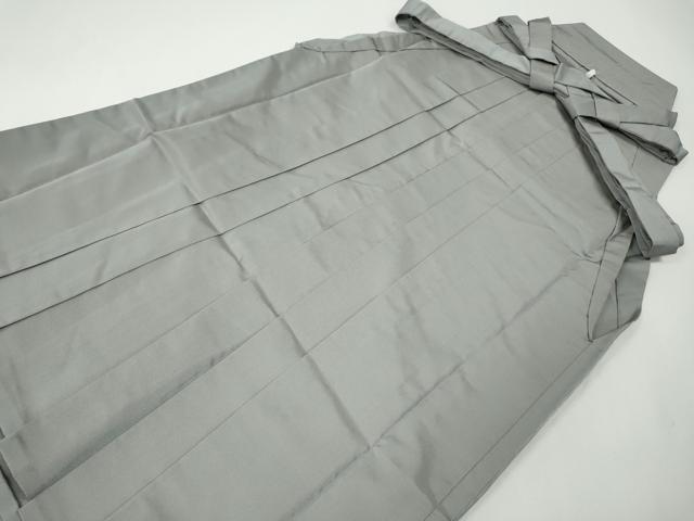 平和屋着物●男性　馬乗り袴　絹鼠色　洗える着物　CABE7034ut