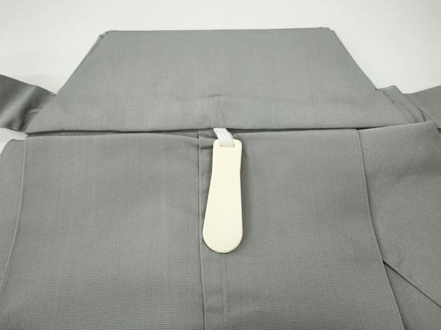 平和屋着物●男性　馬乗り袴　絹鼠色　洗える着物　CABE7035ut
