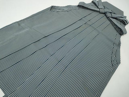平和屋着物●男性　馬乗り袴　縞　正絹　逸品　CABE7036ut