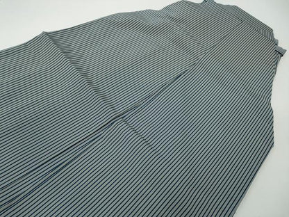 平和屋着物●男性　馬乗り袴　縞　正絹　逸品　CABE7036ut
