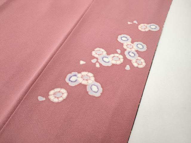 平和屋着物●吉澤友禅　豪華振袖・長襦袢セット　駒刺繍　草花尽くし　暈し染め　金通し地　正絹　逸品　CABE7038ut