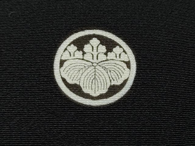平和屋着物●十日町友禅作家　岡村蒼風　黒留袖　風景草花文　暈し染め　正絹　逸品　CABE7041ut