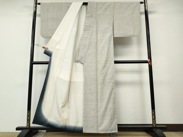 平和屋着物●本場大島紬　白大島　7マルキ　正絹　逸品　CABE7044ut