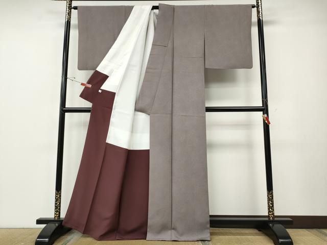 平和屋着物●江戸小紋　鮫小紋柄　正絹　逸品　CABE7060ut