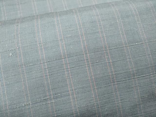 平和屋着物●上質な紬　間道　正絹　逸品　CABE7068ut