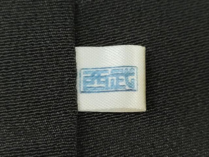 平和屋着物●豪華黒留袖　駒刺繍　御所解花文　金彩　西武百貨店扱い　正絹　逸品　CABE7083ut