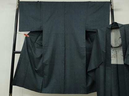 平和屋着物●男性　本場大島紬　アンサンブル　100亀甲　総詰め　正絹　逸品　CABE7097ut