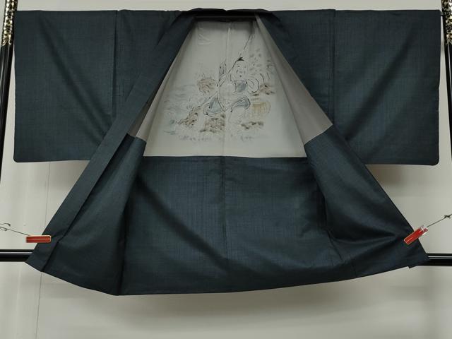 平和屋着物●男性　本場大島紬　アンサンブル　100亀甲　総詰め　正絹　逸品　CABE7097ut