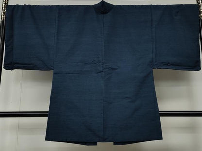 平和屋着物●男性　紬　アンサンブル　霞文　正絹　逸品　CABE7100ut