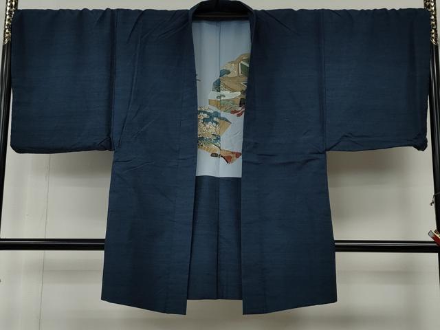 平和屋着物●男性　紬　アンサンブル　霞文　正絹　逸品　CABE7100ut