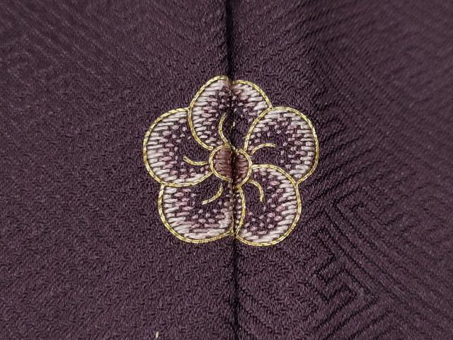 平和屋着物●訪問着　刺繍　渡橋枝垂れ花文　金彩　正絹　逸品　未使用　CABE7134ut