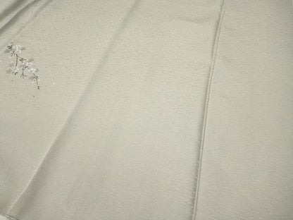 平和屋着物●訪問着　刺繍　枝桜文　暈し染め　金彩　さが美扱い　正絹　逸品　CABE7140ut