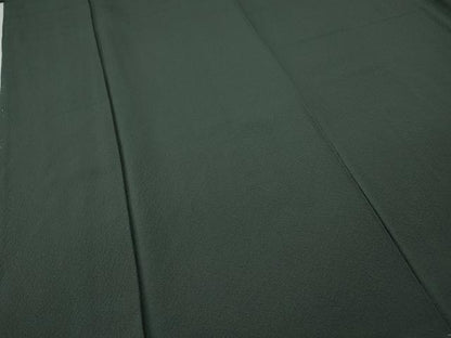 平和屋着物●染色作家　草野一騎　色無地　青鈍色　正絹　逸品　CABE7142ut
