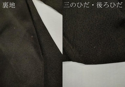 平和屋着物●男性　馬乗り袴　霞文　正絹　逸品　CABE7160ut