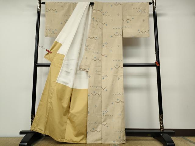 平和屋着物●上質な紬　吉祥文　正絹　逸品　CABE7181ut 平和屋着物○上質な紬 エ霞吉祥文 正絹 逸品 CAAQ9101vf 【公式通販】