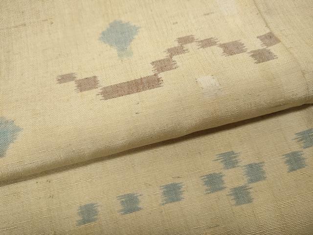 平和屋着物●上質な紬　吉祥文　正絹　逸品　CABE7181ut