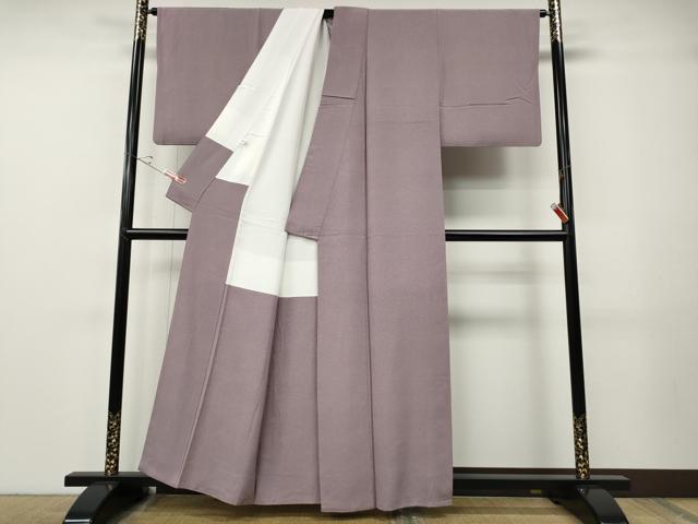 平和屋着物●江戸小紋　彫士：住田双光・染士：服部光擴　草木染　四海波　証紙付き　正絹　逸品　CABE7184ut