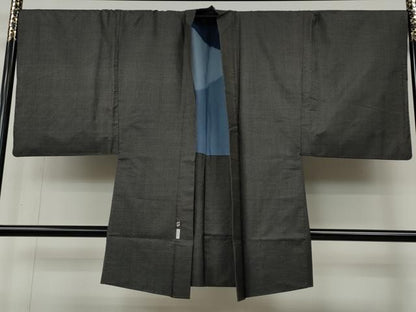 平和屋着物●男性　本場大島紬　アンサンブル　泥染め　吉祥文　水間輝利作　証紙付き　キングサイズ　正絹　逸品　CABE7188ut