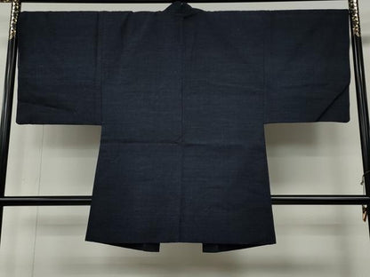 平和屋着物●男性　結城紬　アンサンブル　杢　正絹　逸品　CABE7189ut