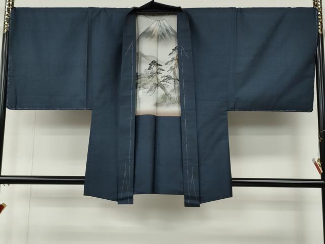 平和屋着物●男性　本場大島紬　アンサンブル　100亀甲　総詰め　正絹　逸品　未使用　CABE7190ut