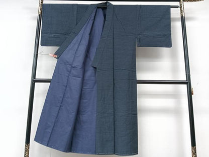 平和屋着物■男性 紬 アンサンブル 80亀甲 正絹 逸品 CABE7201xe