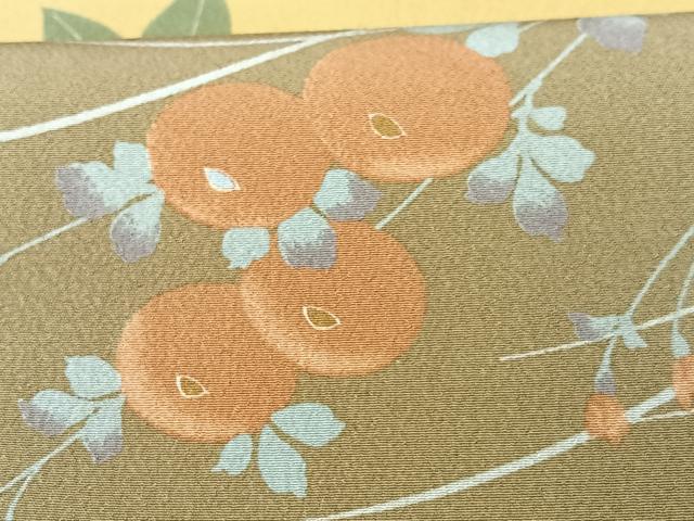 平和屋着物■上質な小紋 草花文 洗える着物 未使用 CABE7203xe