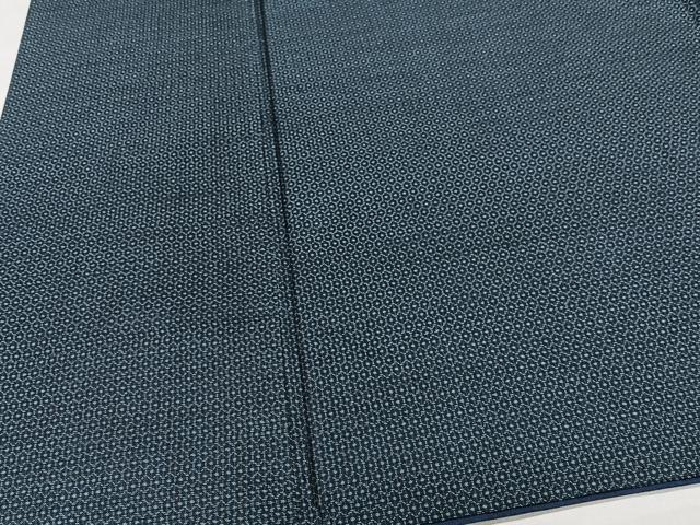 平和屋着物■男性 本場大島紬 アンサンブル 80亀甲 総詰め 正絹 逸品 CABE7241xe