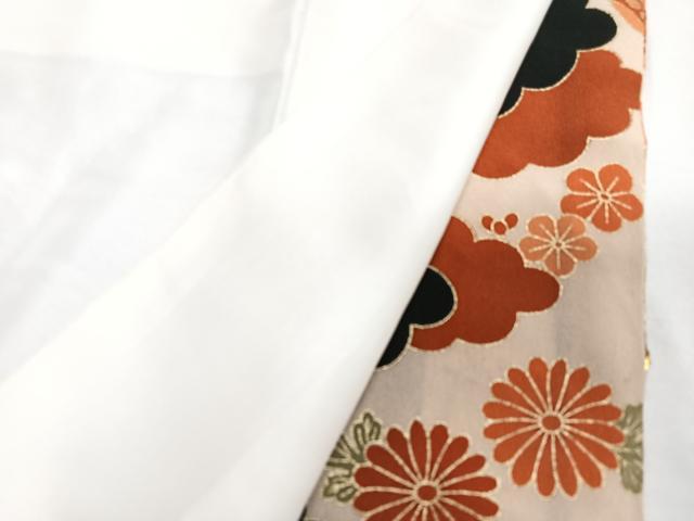 平和屋着物■豪華黒留袖 駒刺繍 扇面飛鶴花文 金彩 正絹 逸品 CABE7247xe