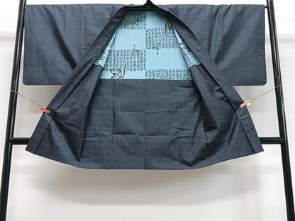 平和屋着物■男性 本場大島紬 アンサンブル 100亀甲 総詰め 正絹 逸品 CABE7250xe