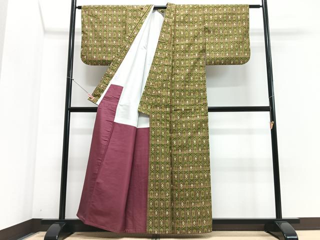 平和屋着物■上質な紬 花間道 正絹 逸品 CABE7262xe